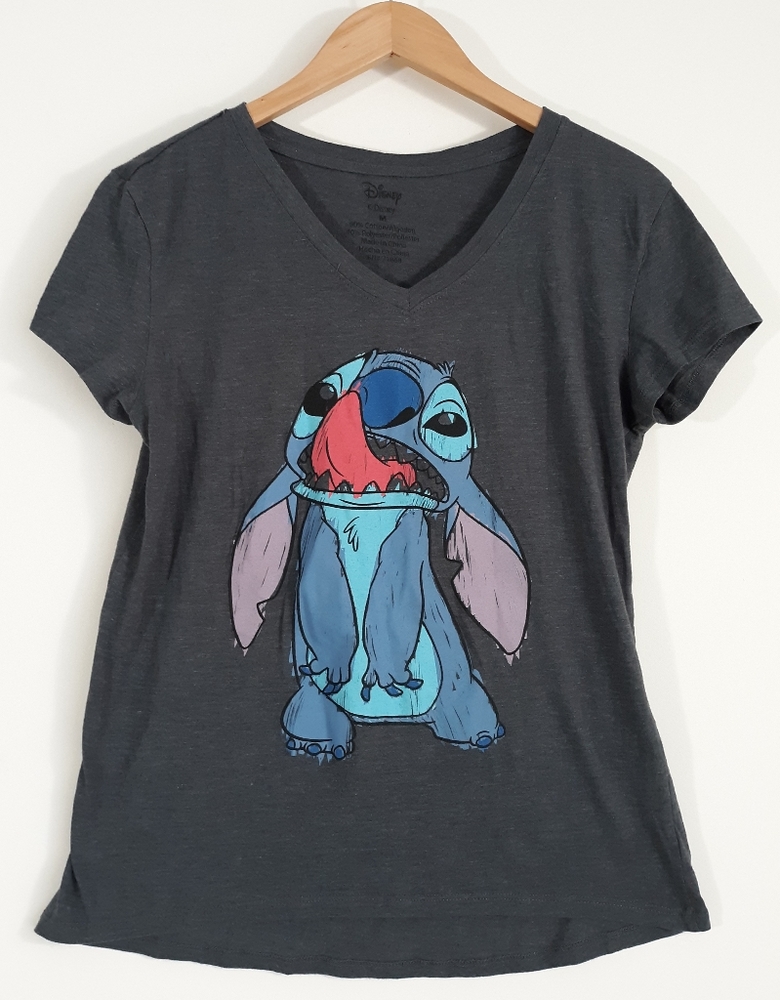 Disney Stitch funny Alien graphic tshirt lilo